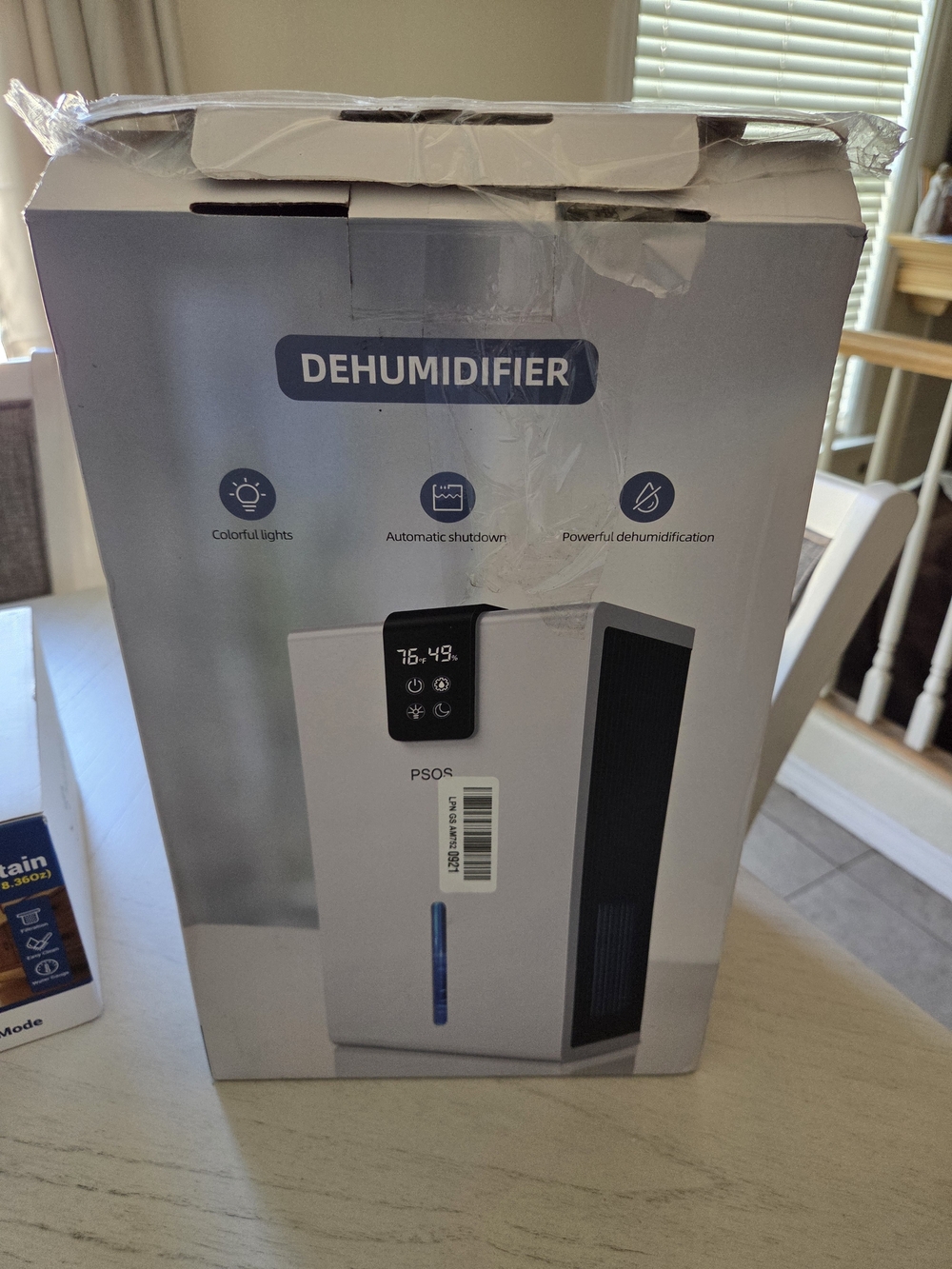 PSOS Dehumidifier, 98 OZ Water Tank, (1000 sq.ft) , Quiet